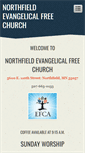 Mobile Screenshot of northfieldefc.org